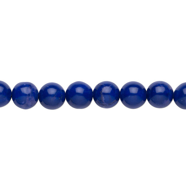 Howlite 1pkg1, round bead 15.5-16 inch 6mm image number 0