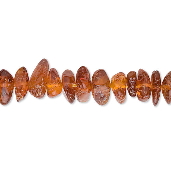 Amber 1pkg1, chip bead dark 15.5-16 inch small to large image number 0