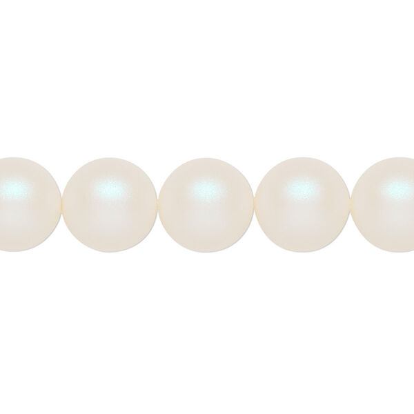 Pearl 100pk pearlescent white, Swarovski® 10mm round 5810 image number 0