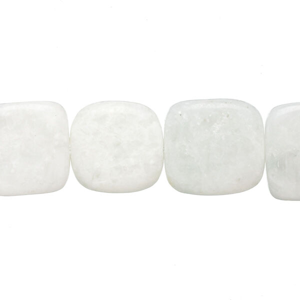 Amazonite 1pkg1, rounded flat square bead natural 15 inch 14x14mm-15x15mm image number 0