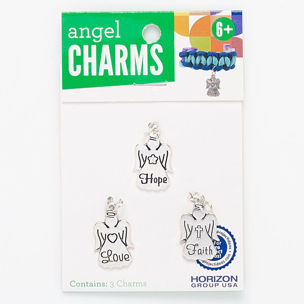 Charm, enamel and silver-finished "pewter" (zinc-based alloy), black, 22x14mm angel. Sold per pkg of 3. image number 0