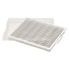 Organizer, Tiny Containers Tray™, Bead Storage Solutions™, plastic, clear and opaque off-white, 13-3/4 x 10-1/2 x 2 inches with (78) 2 x 1-1/8 x 3/4 inch containers. Sold per 82-piece set. image number 1