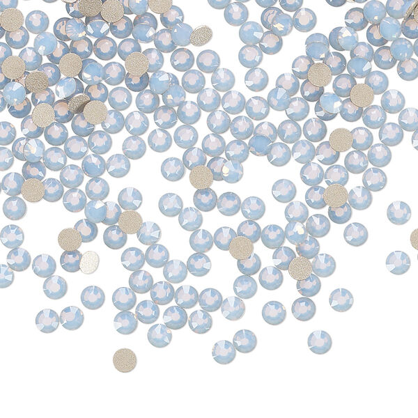 Flat back 1440pk light sapphire opal foil back, Preciosa MAXIMA Czech crystal rhinestone 2.5-2.7mm chaton rose round SS9 image number 0