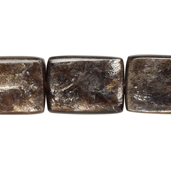 Mica 1pkg1, flat rectangle bead approximately 8 inch 20x15mm image number 0