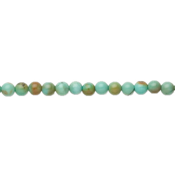 Turquoise 1pkg1, round bead 15.5-16 inch 2-4mm image number 0