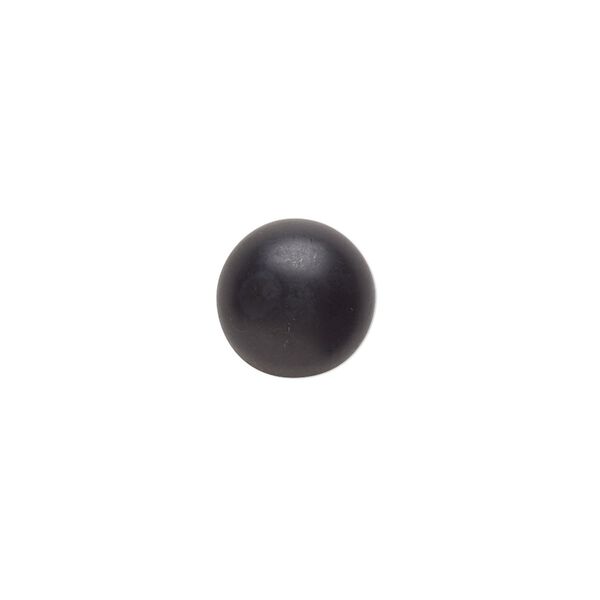 Black onyx 1pkg10, calibrated matte round cab 12mm image number 0