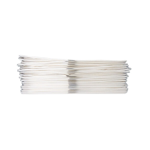 Wire, fine silver, dead-soft, round, 26 gauge. Sold per 25-foot spool. image number 0