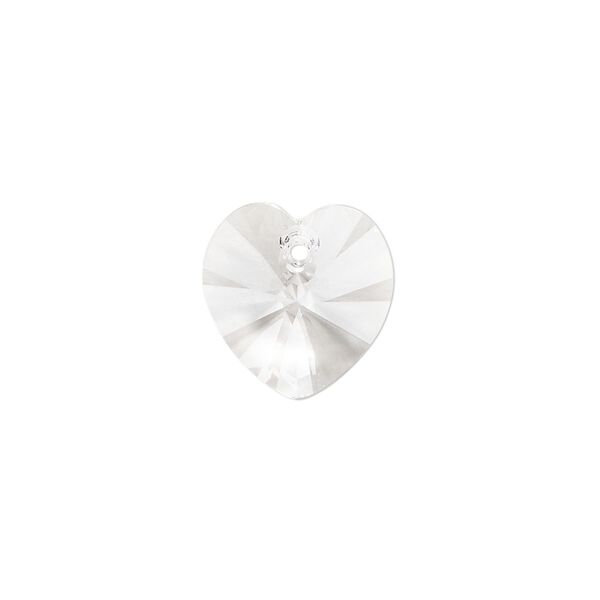 Drop 4pk crystal, Preciosa Czech crystal 14mm pendant heart image number 0