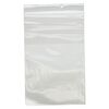 Bag, Tite-Lip™, plastic, clear and white, 4x6-inch top zip with block. Sold per pkg of 1,000. image number 1