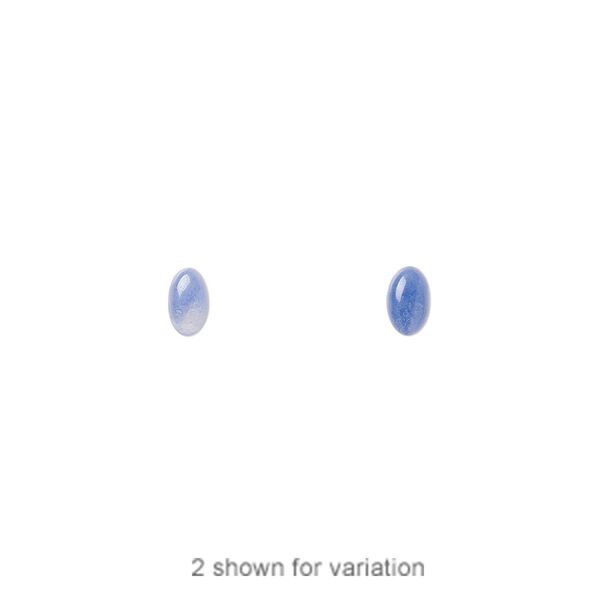 Sodalite 1pkg10, calibrated oval cab natural 5x3mm image number 0