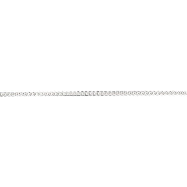 Chain, Gossamer™, sterling silver, 1mm oval curb. Sold per pkg of 5 feet. image number 0