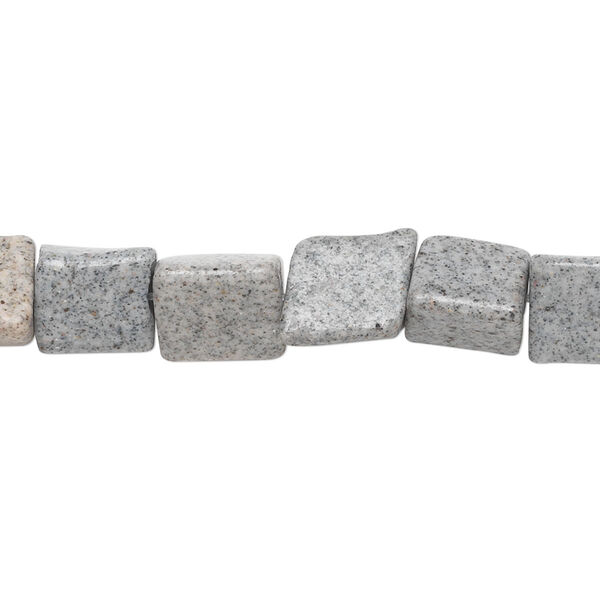 Grey feldspar 1pkg1, triangle tube bead natural 15 inch 8x8x8mm-10x8x8mm image number 0
