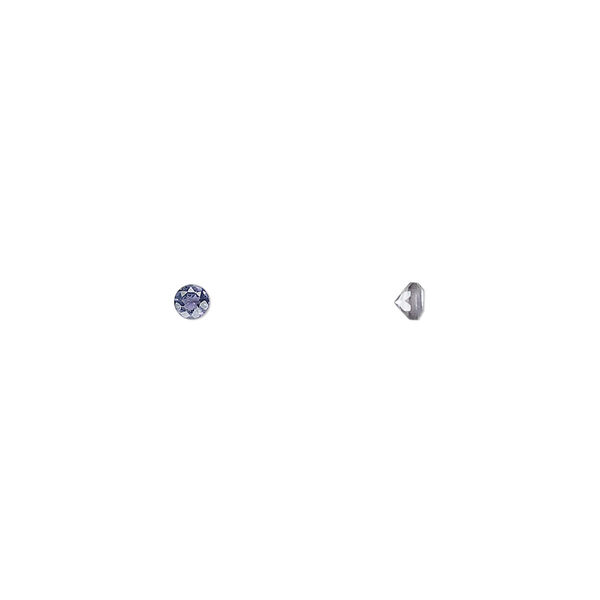 Iolite 1pkg6, hand-cut faceted round gem natural 2.5mm image number 0