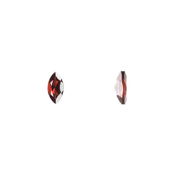 Almandite garnet 1pkg2, hand-cut faceted marquise gem natural 8x4mm image number 0