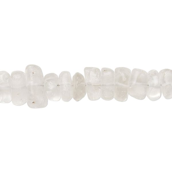 Aquamarine 1pkg1, tumbled chip bead 8 inch large image number 0