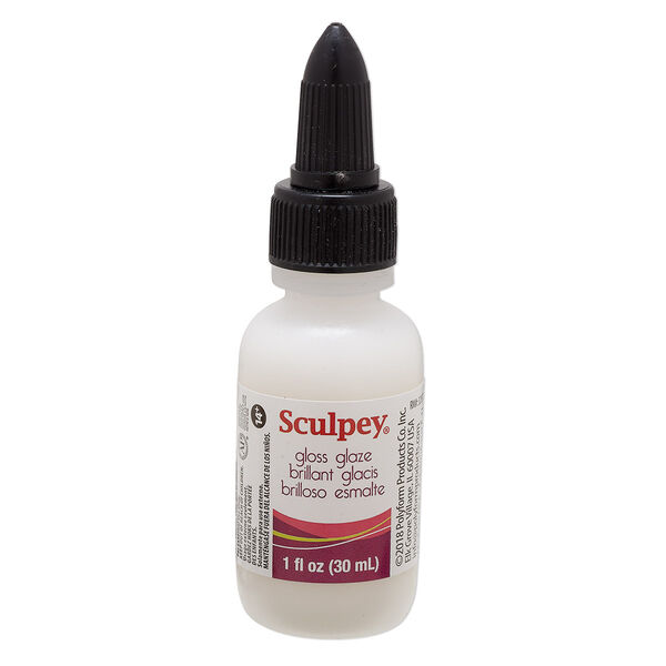 Glaze, Sculpey®, acrylic emulsion, pkg/1-fluid-ounce bottle, glossy. image number 0