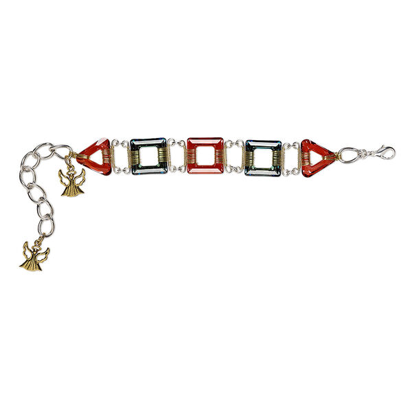 Bracelet, One of a Kind Jewelry, adjustable 6-1/2 to 9 inches. Only one available. image number 0