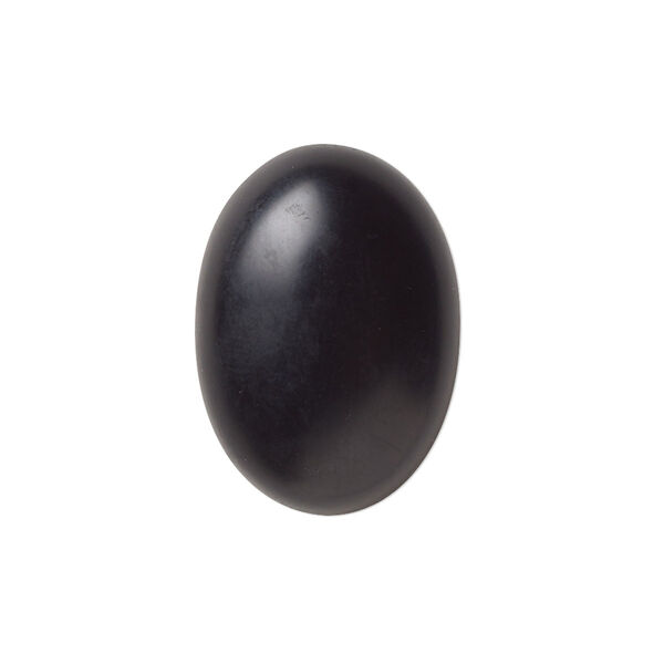 Black onyx 1pkg2, calibrated matte oval cab 25x18mm image number 0