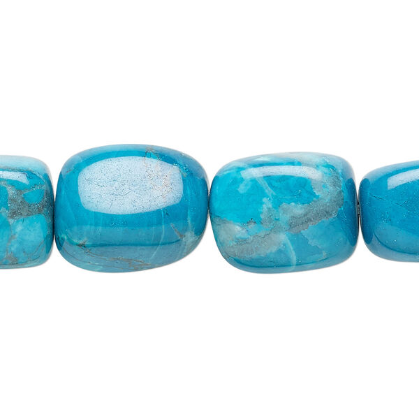 Howlite 1pkg1, tumbled nugget bead 15.5-16 inch medium image number 0