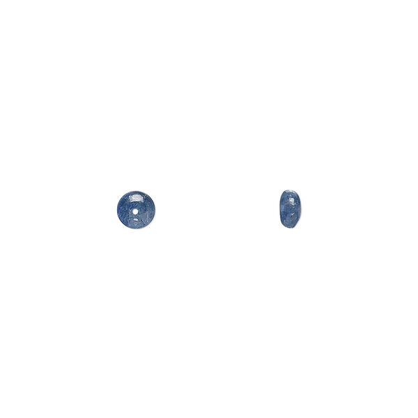 Blue sapphire 1pkg1, hand-cut rondelle bead 4x2mm-5x3mm image number 0