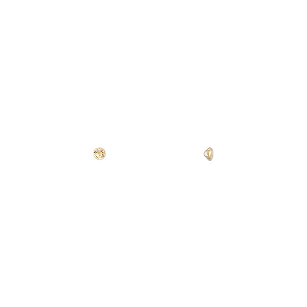 Citrine 1pkg4, hand-cut faceted round gem 1.5mm image number 0