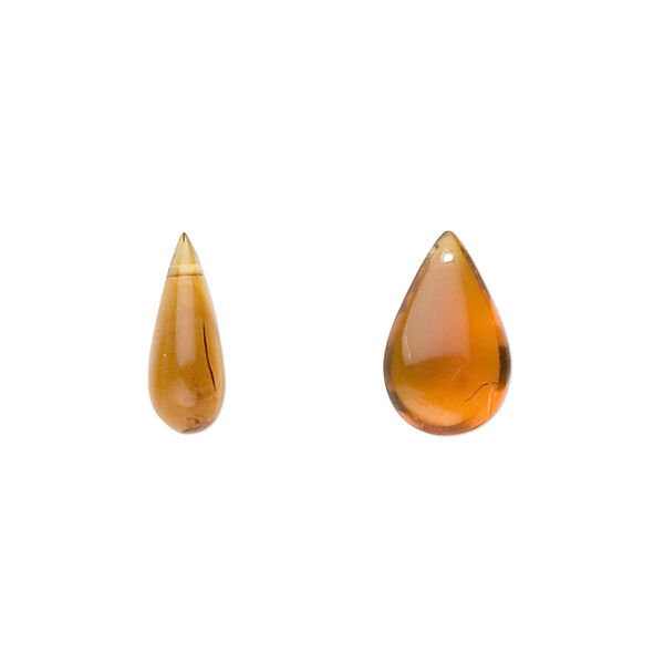 Baltic amber 1pkg2, teardrop drop 9x4mm-16x8mm image number 0
