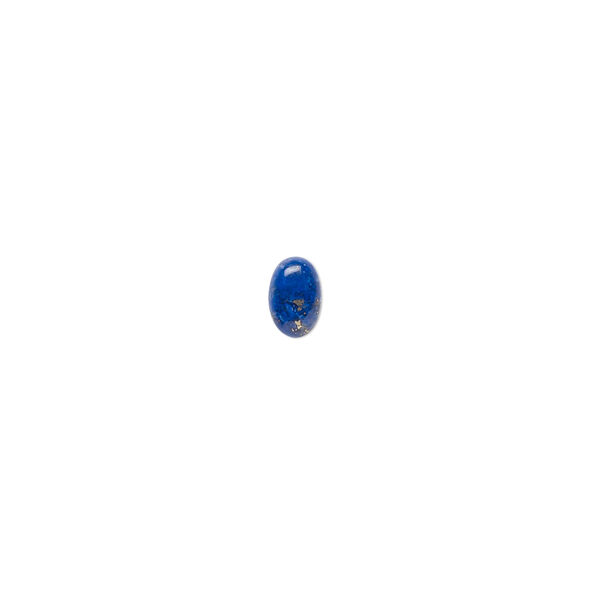 Lapis lazuli 1pkg10, calibrated oval cab natural 6x4mm image number 0