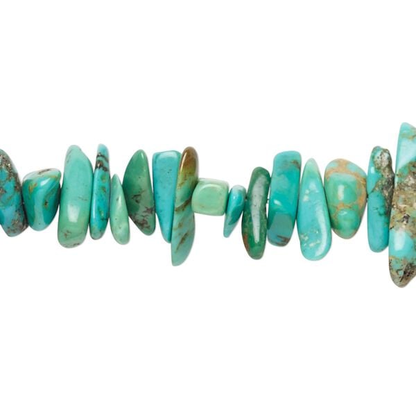 Turquoise 1pkg1, chip bead 15.5-16 inch extra-large image number 0