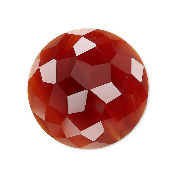 Carnelian 1pkg1, calibrated cube-cut round cab 30mm image number 0