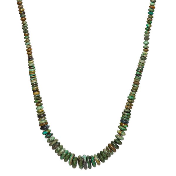 Turquoise 1pkg1, rondelle bead 15.5-16 inch graduated 6x2mm-17x5mm image number 0