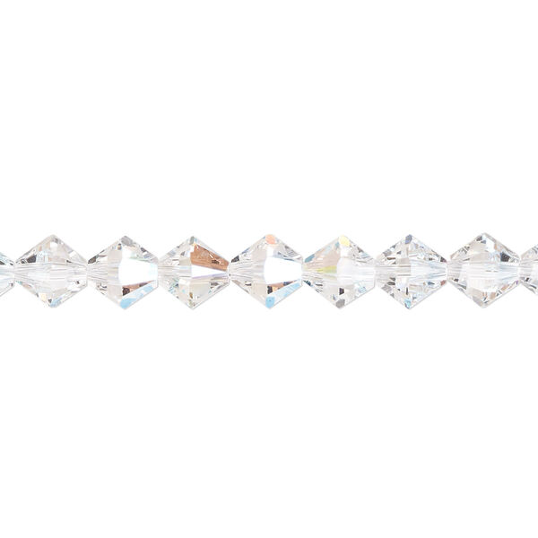 Bead 144pk crystal shimmer, Crystal Passions® 6mm bicone 5328 image number 0