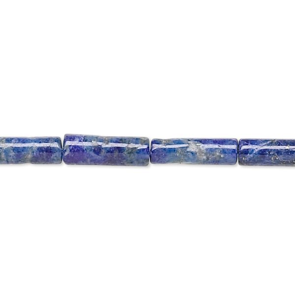Lapis lazuli 1pkg1, round tube bead natural 15 inch 4x4mm-14x4mm image number 0