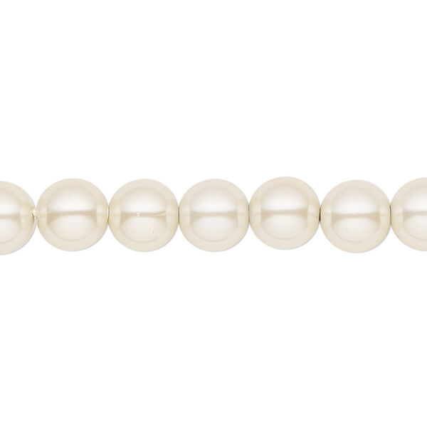 Hemalyke™ 1pkg1, pearlescent round bead 15.5-16 inch 8mm image number 0