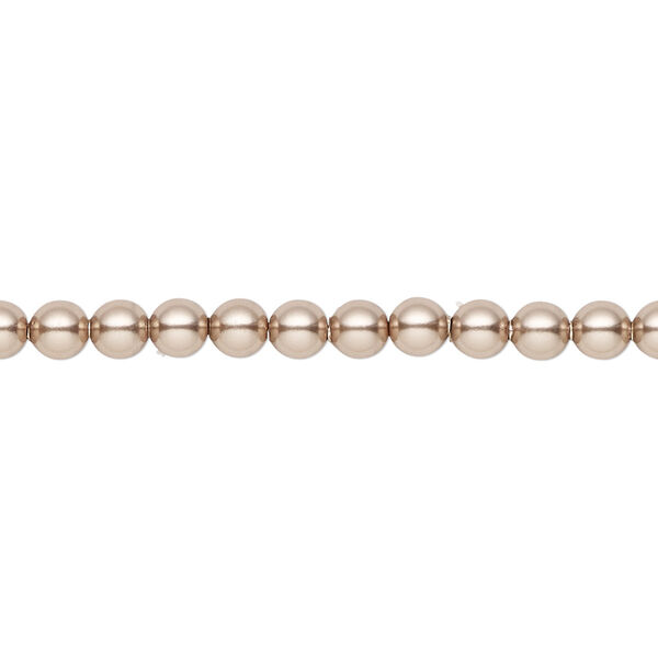 Pearl 500pk bronze, Swarovski® 4mm round 5810 image number 0