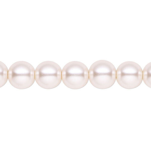 Pearl 2pk light pink, Celestial Crystal® 8mm round 15.5-16 inch image number 0
