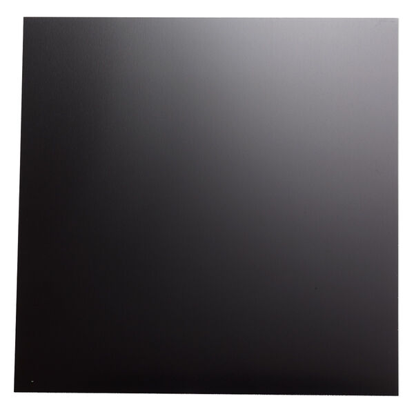 Sheet, anodized aluminum, black, 5-3/4 x 5-3/4 inch square, 20 gauge. Sold individually. image number 0