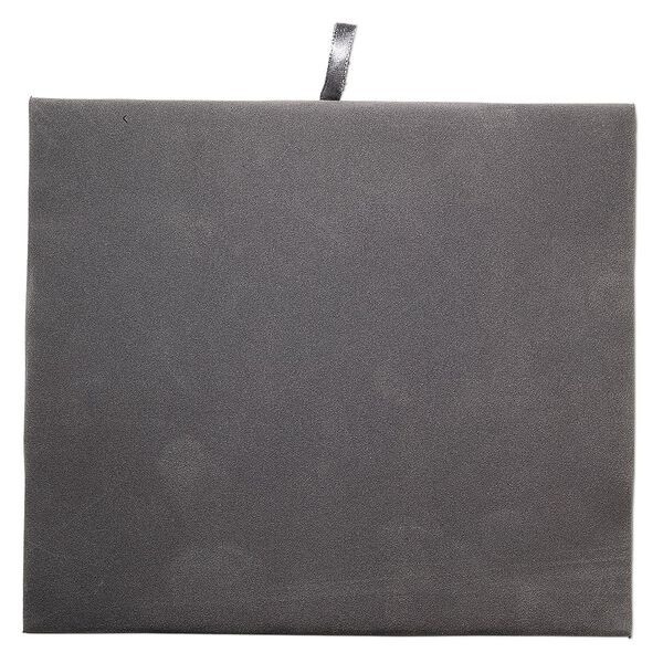 Tray insert, velveteen, grey, 7-3/4 x 6-3/4 inch pad. Sold individually. image number 0