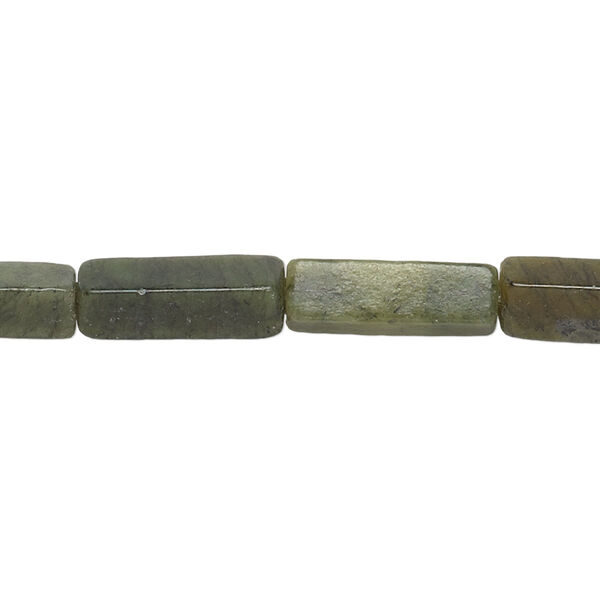 Multi-serpentine 1pkg1, square tube bead natural 15 inch 12x4mm-16x5mm image number 0