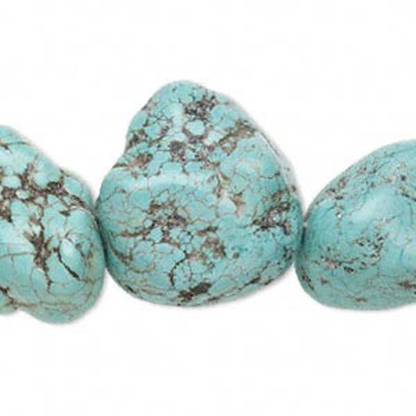 Magnesite 1pkg1, nugget bead 15.5-16 inch extra-large image number 0