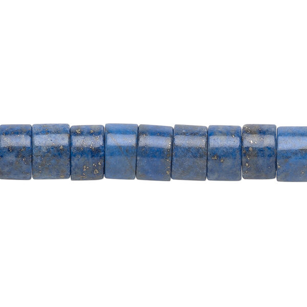 Lapis lazuli 1pkg1, heishi bead natural 15.5-16 inch 8x4mm image number 0