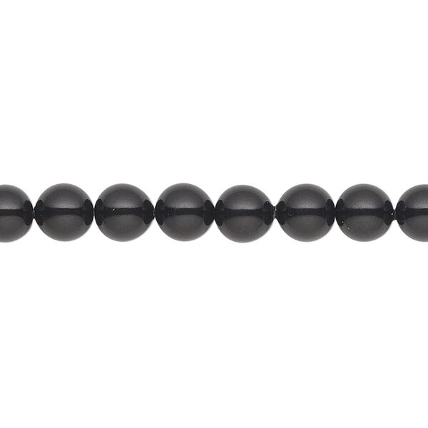 Pearl 500pk mystic black, Crystal Passions® 6mm round 5810 image number 0