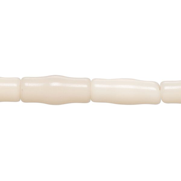 Bead, cat's eye glass (fiber optic glass), pink, 17x5mm-17x7mm vase. Sold per 14-inch strand, approximately 20 beads. image number 0