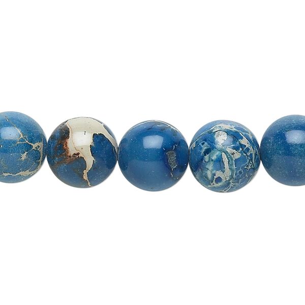 Magnesite 1pkg1, round bead 15.5-16 inch 10mm image number 0