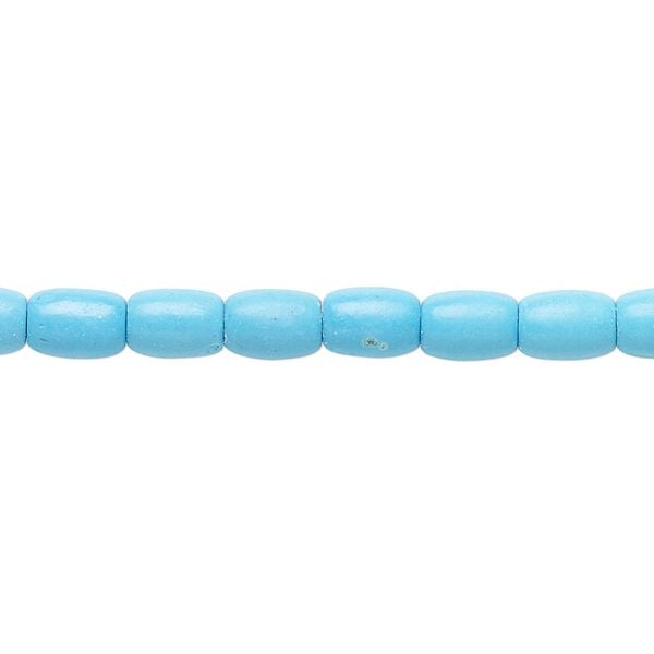 Magnesite 1pkg1, barrel bead 15 inch 6x5mm-7x5mm image number 0