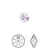Drop 144pk violet, Swarovski® 8mm pendant mini disk 6428 image number 0