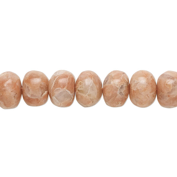 Rose jasper 1pkg1, hand-cut rondelle bead natural 14 inch 9x5mm-9x6mm image number 0