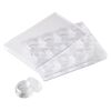Organizer, plastic, clear, 5 x 3-3/4 x 7/8 inch rectangle, (12) 1-1/8 x 5/8 inch round vials with twist-off lids. Sold individually. image number 1