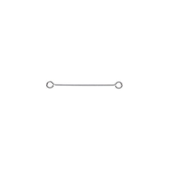 Link, gunmetal-plated brass, 17mm round wire. Sold per pkg of 100. image number 0