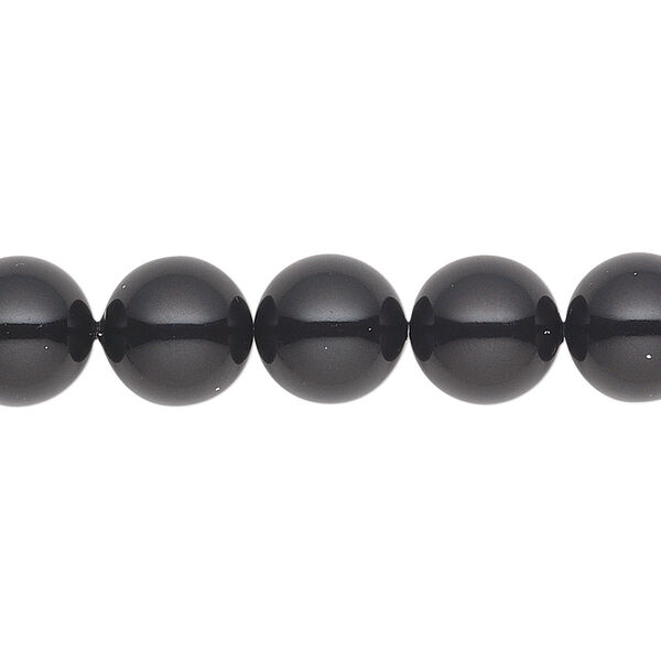 Pearl 100pk mystic black, Swarovski® 10mm gemcolors round 5810 image number 0