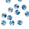 Drop 12pk cool blue, Crystal Passions® Regenerated 8mm pendant mini disk 6428 image number 1